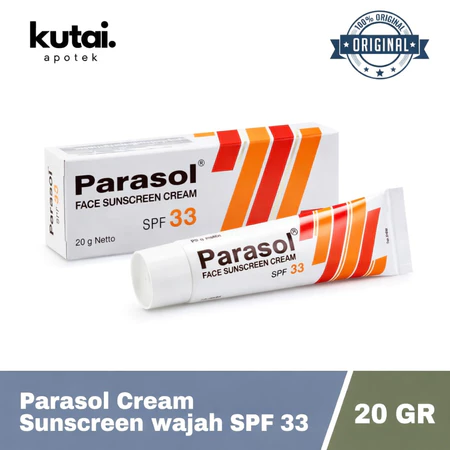 Parasol Cream Sunscreen wajah SPF 33 20 gr